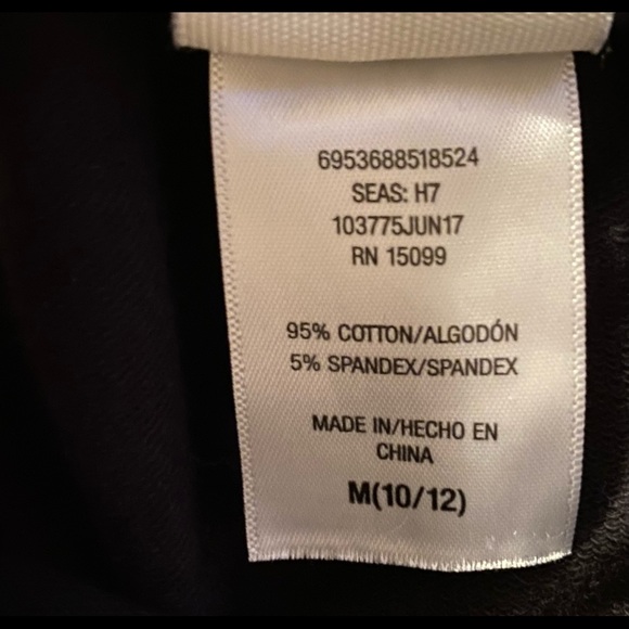 CRB Girl - Girls Gold Mini Polka Dots on Black Leggings (Size: Medium 10/12) - Picture 4 of 6